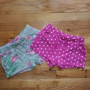 2 Size 8 Gap Kids Shortie Shorts